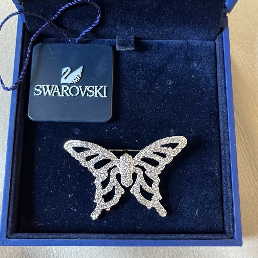 Swarovski Butterfly Brooch/Pin